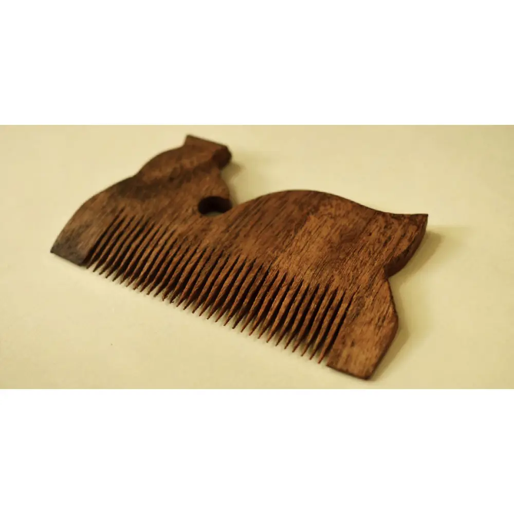 Wooden comb -  Traditional Tribal design  